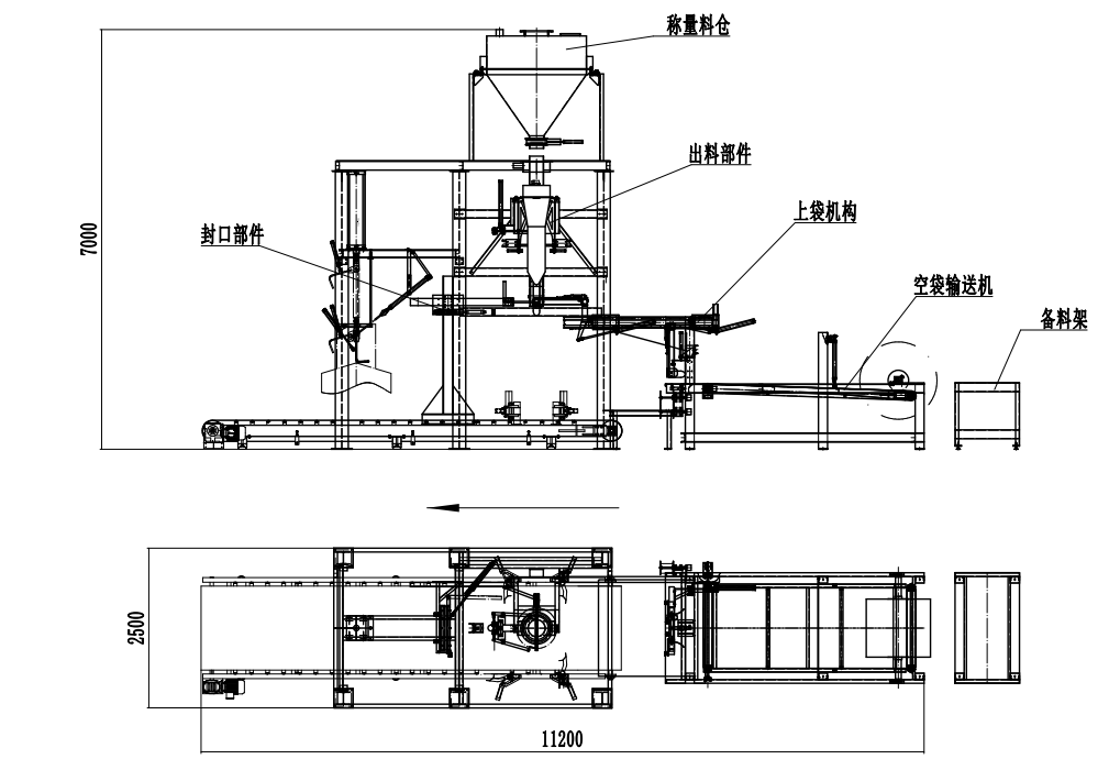 全自動噸袋包裝秤，全自動噸袋包裝機，全自動大袋包裝秤